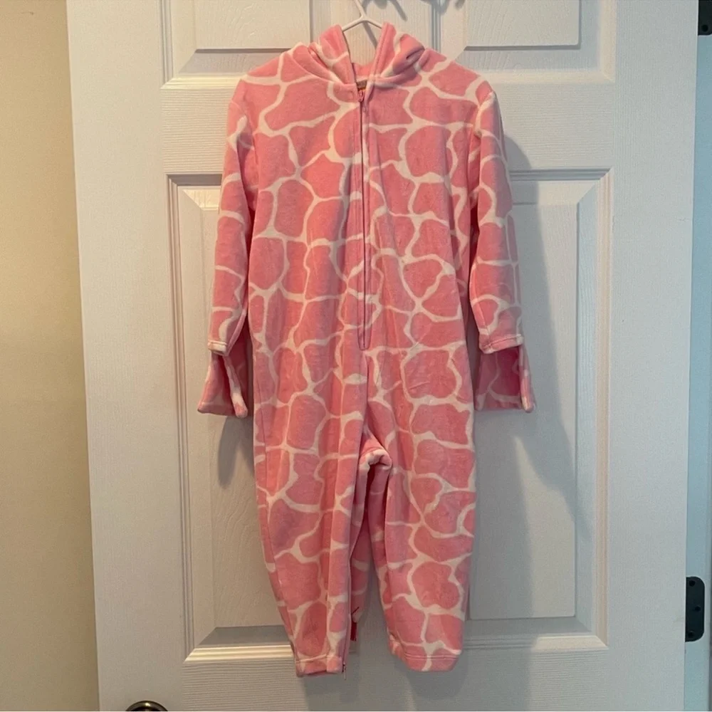 Pink giraffe costume